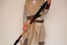 11 Rey costume from Star Wars for geeks and nerds