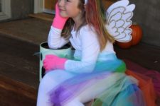 15 rainbow unicorn Halloween cotume with the cutest wings