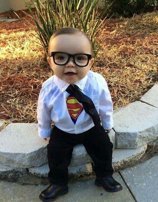 make your boy feel a superhero with a Superman costume