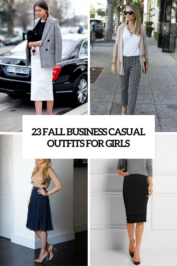 fall business casual outfits for girls cover