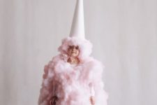 23 pink cotton candy costume for kids