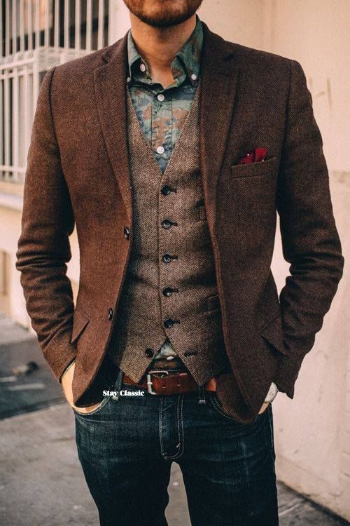 26 Chic Tweed Blazer And Jacket Looks For Men - Styleoholic