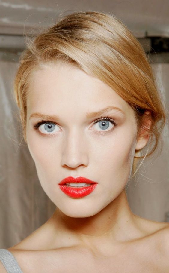hot red lips for a cool complexion