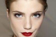 08 sexy red lips with a pale complexion