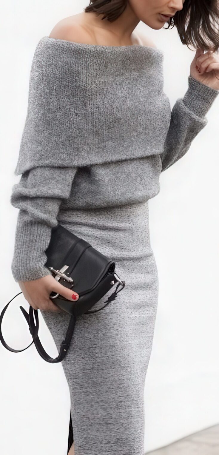 How To Style An Off The Shoulder Sweater: 25 Ideas - Styleoholic