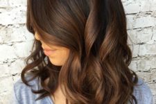 29 ombre hair from dark bown to light brown and chocolate