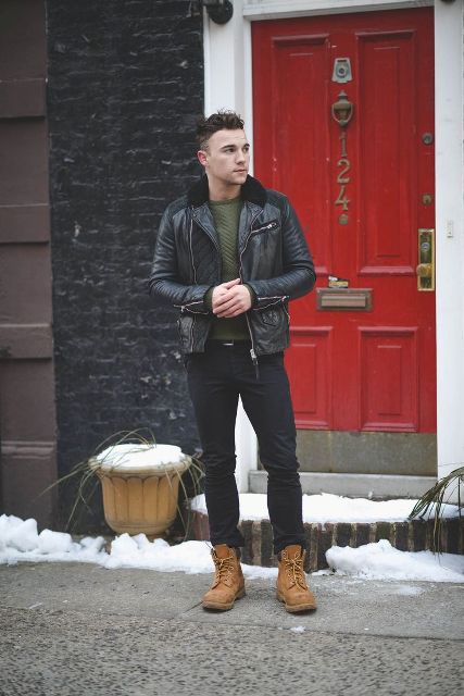 21 Fall And Winter Outfits With Timberland Boots For Men - Styleoholic