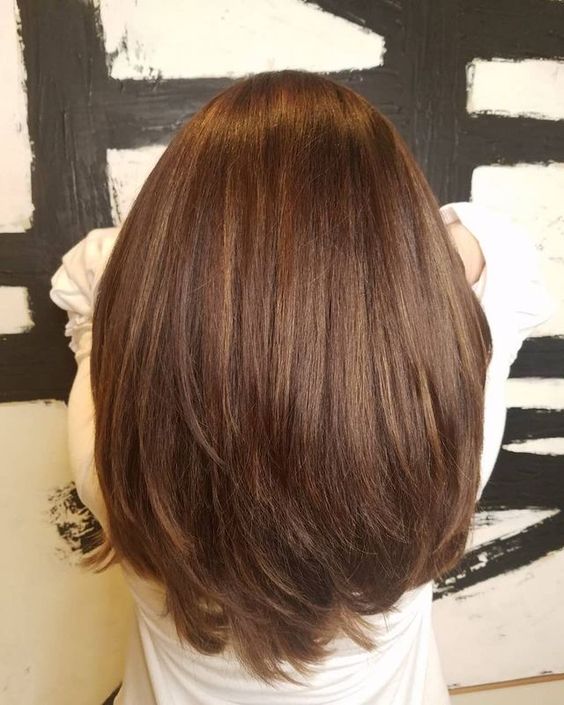 extra long and volumetric chestnut hair with layers is a gorgeous solution that will catch all the eyes