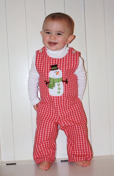 a red plaid pyjama is a great idea for the smallest ones