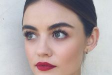 10 flawless red lip makeup with long lashes