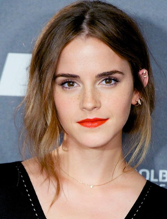 orange lips can be a great take on a traditional bold lip look