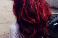 13 super bold long red hair to make a statement