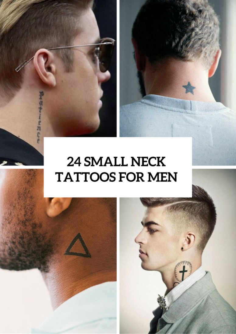 Excellent Small Neck Tattoos For Guys