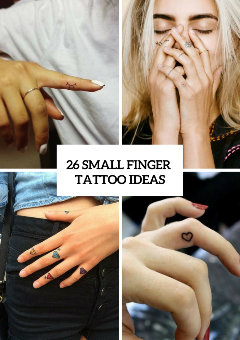 Amazing Small Finger Women Tattoo Ideas