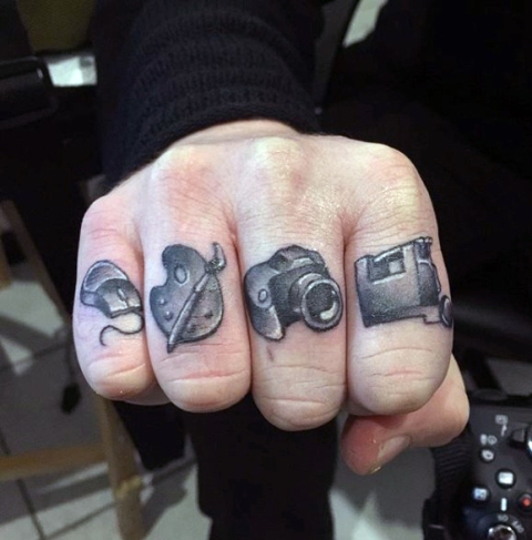 Art inspired tattoos