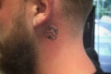 Cool small stormtrooper tattoo