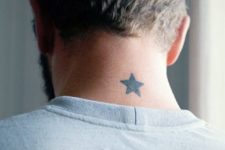 Simple but chic star tattoo