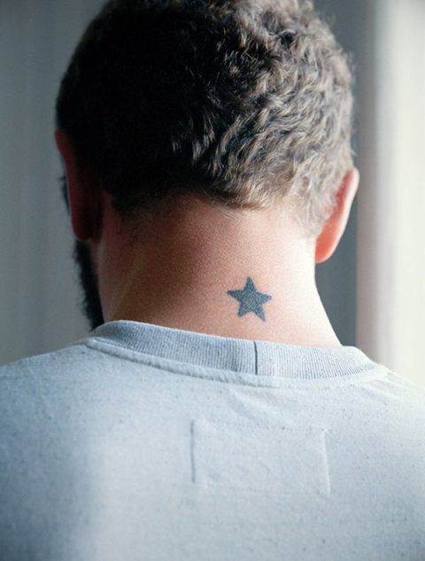 Simple but chic star tattoo