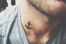 Small anchor tattoo idea