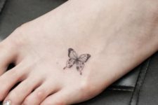 small foot tattoo