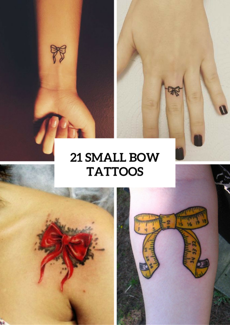 21 Small Bow Tattoo Ideas To Repeat - Styleoholic