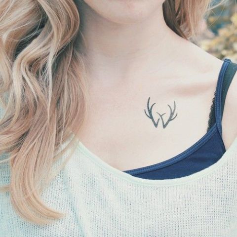 14 WhiteTailed Deer Antlers Tattoo Designs  PetPress