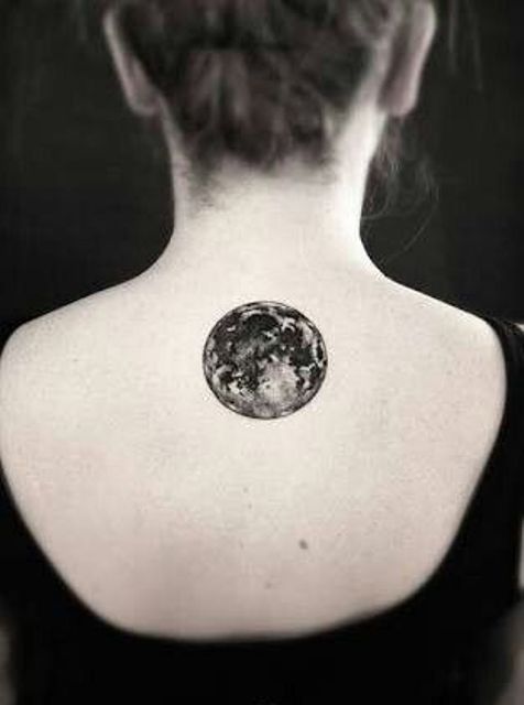 Moon on the back