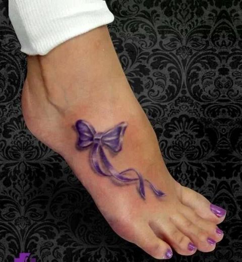 Purple tattoo