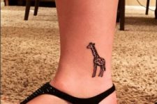 Tattoo on the ankle
