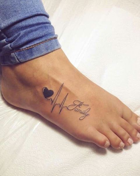 Tattoo on the foot