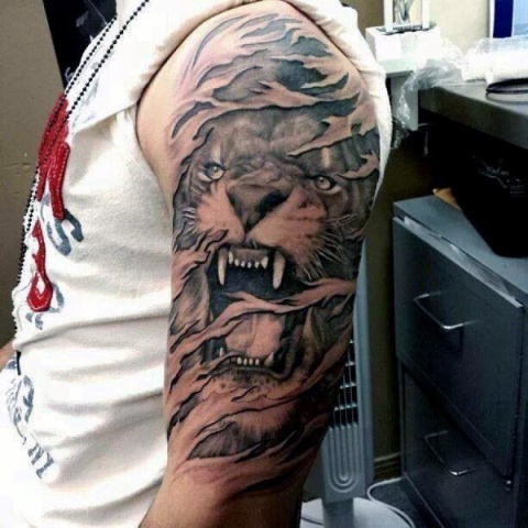 Tiger tattoo idea