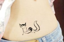 Tiny fox tattoo