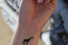 Two giraffes tattoo idea