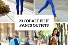 23 Cobalt Blue Pants Outfits For This Spring