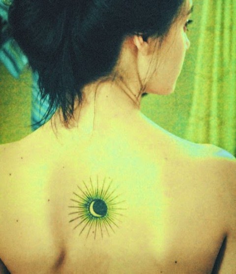 Adorable tattoo on the back