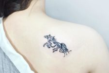 Creative horse tattoo