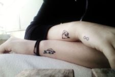 Cute panda bear tattoos