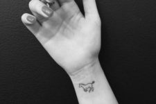 Tiny tattoo on the wrist