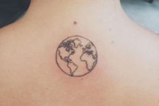 Travel tattoo idea on the back