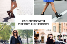 22 Adorable Outfits With Cut Out Ankle Boots