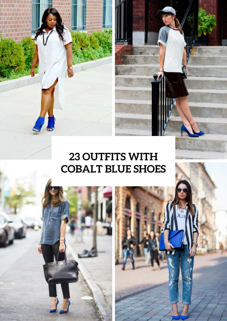 Incredible Spring Outfits With Cobalt Blue Shoes To Repeat