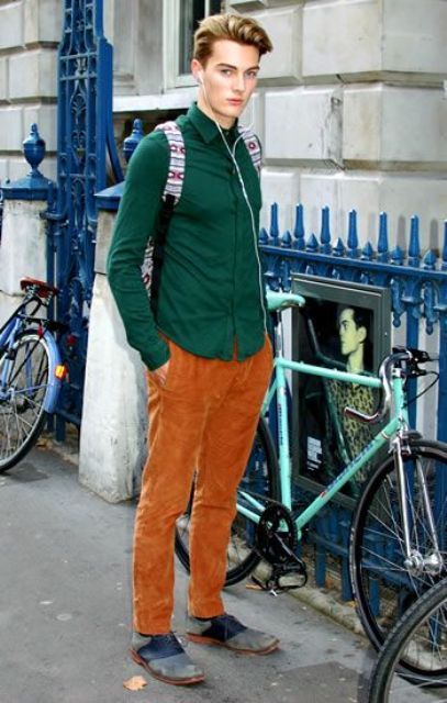 Porto Ring tilbage ventil 21 Men Outfits With Orange Pants - Styleoholic