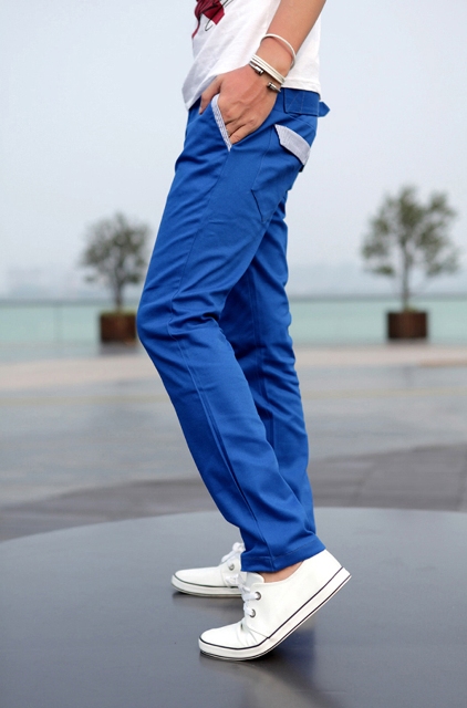 21 Men Outfits With Cobalt Blue Pants 
