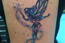 03 a colorful fairy tattoo with magical dust