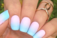 09 bold neon nails from pink into blue