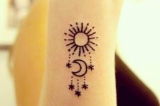 11 the sun, moon and stars on the wrist