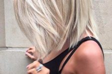 13 icy blonde balayage on a natural hair color