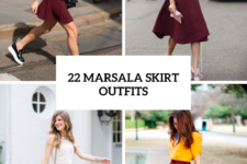 22 Marsala Skirt Outfits For Stylish Ladies
