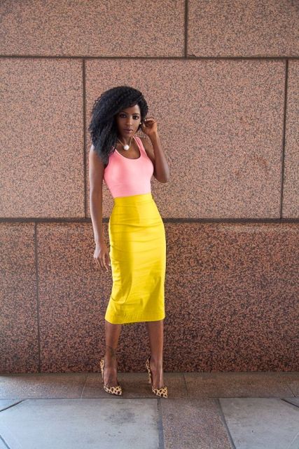 22 Excellent Outfits With Yellow Skirts - Styleoholic