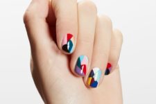 12 bold geometric nails in all the colors